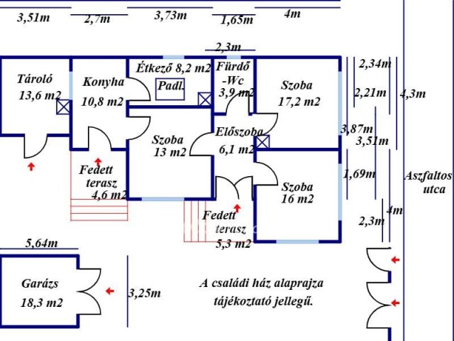 Eladó családi ház, Abonyban 36.9 M Ft, 3 szobás