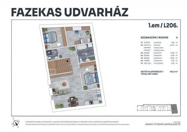 Eladó téglalakás, Tatán, Fazekas utcában 124 M Ft, 4 szobás