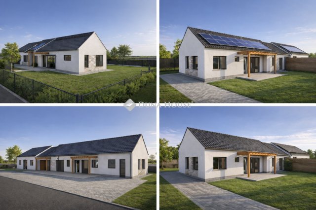 Eladó ikerház, Mendén 132.5 M Ft, 5 szobás