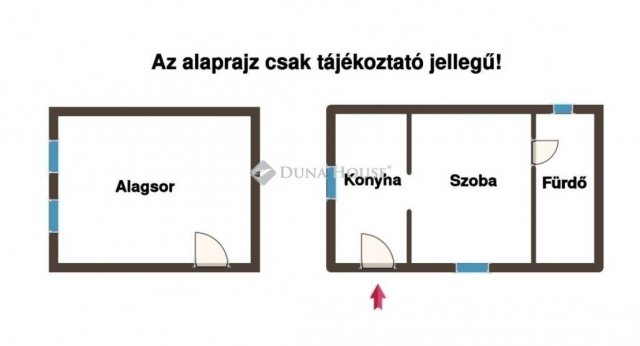 Eladó családi ház, Monoron 25 M Ft, 2 szobás