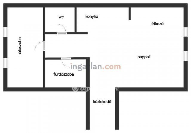 Eladó téglalakás, Szegeden 61.99 M Ft, 2 szobás