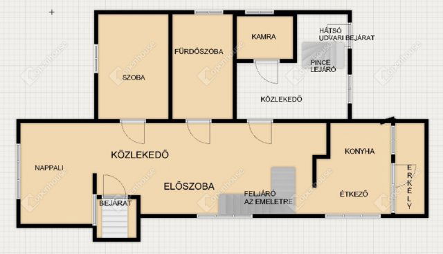 Eladó családi ház, Komáromban 95 M Ft, 5 szobás