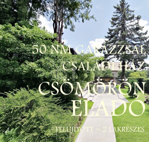 Eladó családi ház, Csömörön 159.9 M Ft, 4+1 szobás