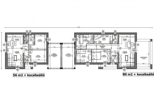 Eladó ikerház, Nyíregyházán 76 M Ft, 4 szobás