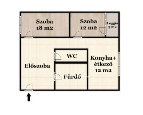 Eladó panellakás, Debrecenben 58.7 M Ft, 2 szobás