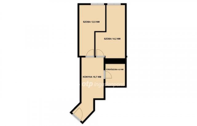 Eladó téglalakás, Budapesten, VI. kerületben 86 M Ft, 2 szobás