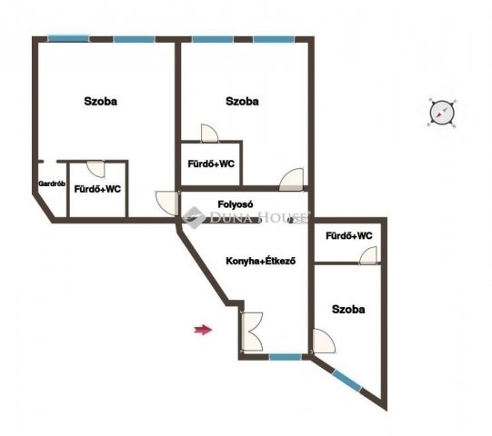 Eladó téglalakás, Budapesten, VII. kerületben 108 M Ft, 3 szobás