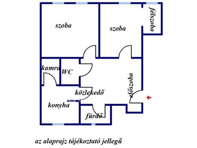 Eladó téglalakás, Szegeden 53.9 M Ft, 2+1 szobás