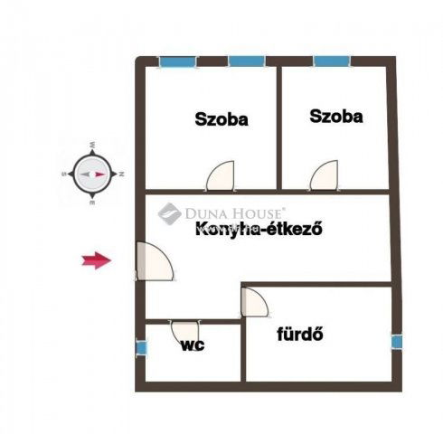 Eladó családi ház, Vajszlón 14.9 M Ft, 2 szobás