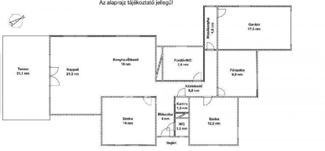 Eladó családi ház, Enesén 99.9 M Ft, 3+1 szobás
