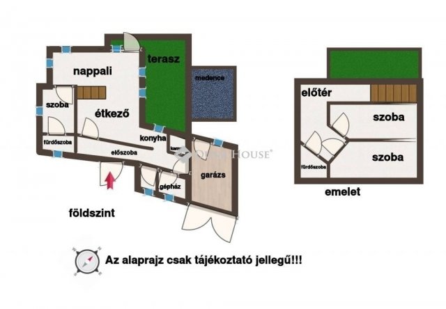 Eladó családi ház, Vácon 200 M Ft, 4 szobás