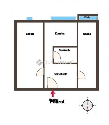 Eladó panellakás, Szegeden 56.9 M Ft, 2 szobás