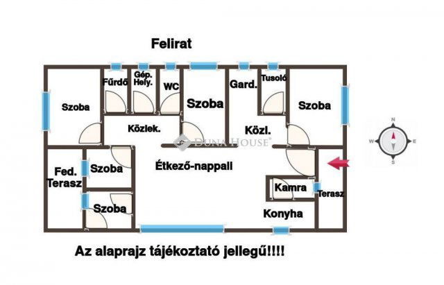 Eladó családi ház, Besnyőn 110 M Ft, 6 szobás