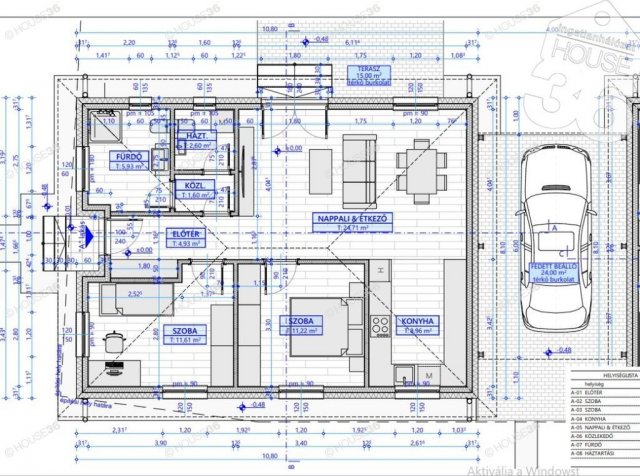 Eladó ikerház, Kecskeméten 64.9 M Ft, 3 szobás