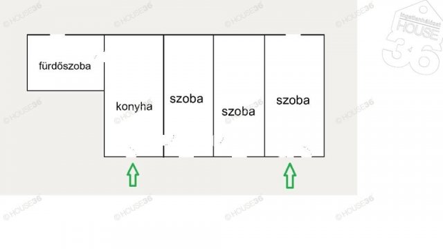 Eladó családi ház, Kecskeméten 36.8 M Ft, 3 szobás