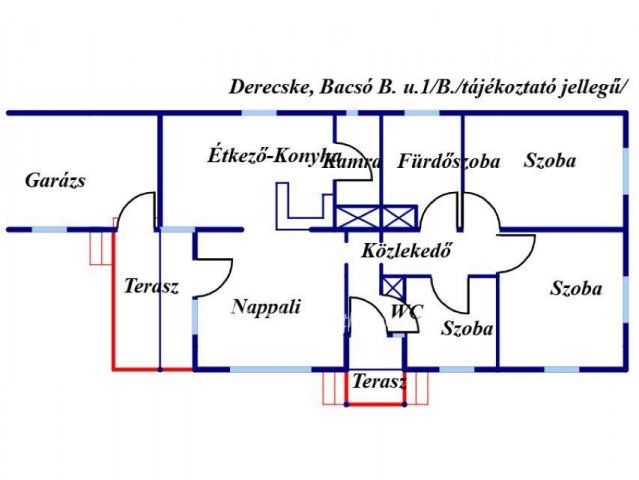 Eladó családi ház, Derecskén 59.5 M Ft, 2+1 szobás