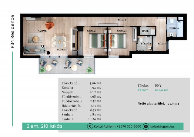 Eladó téglalakás, VII. kerületben, Péterfy Sándor utcában