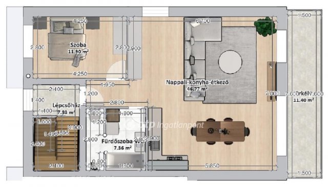 Eladó téglalakás, Budapesten, III. kerületben 136.9 M Ft