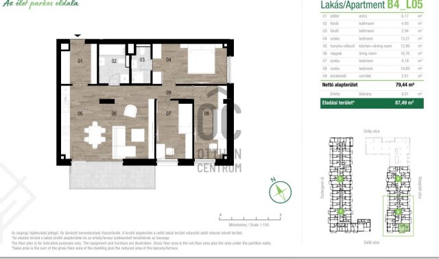 Eladó téglalakás, Budapesten, XIII. kerületben 168.984 M Ft