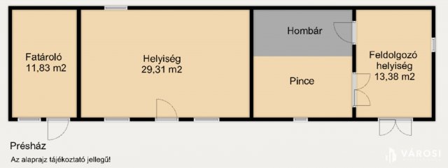 Eladó mezogazdasagi ingatlan, Röszkén 25 M Ft, 2 szobás