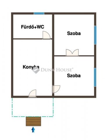 Eladó családi ház, Újszászon 28 M Ft, 2 szobás