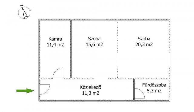 Eladó nyaraló, Orosházán 22.49 M Ft, 2 szobás