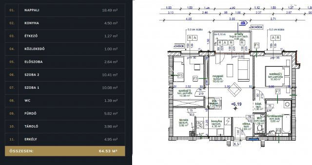Eladó téglalakás, Szegeden 87 M Ft, 3 szobás