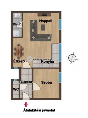 Eladó téglalakás, Budapesten, X. kerületben 33 M Ft, 1+1 szobás