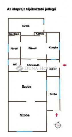 Eladó családi ház, Ráckevén 72.5 M Ft, 3 szobás