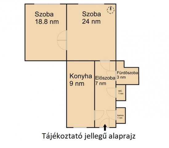 Eladó téglalakás, Budapesten, VIII. kerületben 73.5 M Ft