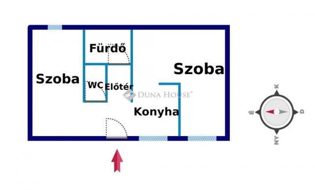 Eladó családi ház, Kiskunfélegyházán 18 M Ft, 2 szobás