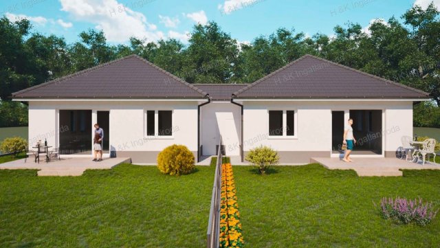 Eladó ikerház, Vácrátóton 94.5 M Ft, 4 szobás