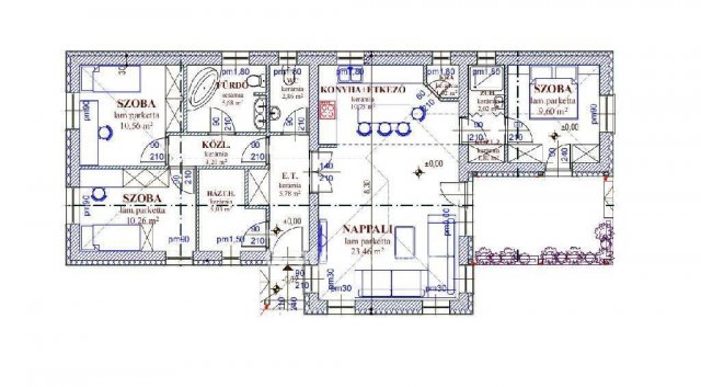 Eladó családi ház, Pusztaszabolcson 79.9 M Ft, 4 szobás