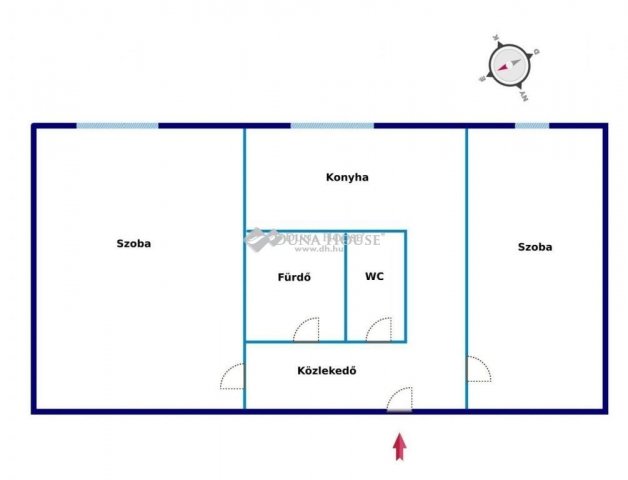 Kiadó panellakás, albérlet, Kecskeméten 140 E Ft / hó, 2 szobás