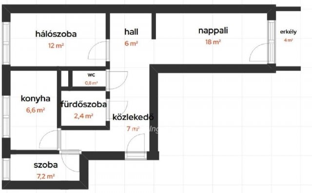 Eladó panellakás, Budapesten, XV. kerületben 79 M Ft, 2+1 szobás