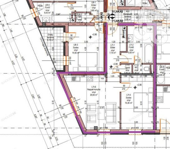 Eladó téglalakás, Kecskeméten 68.5 M Ft, 2 szobás