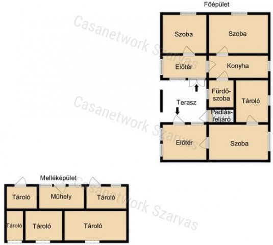 Eladó családi ház, Szarvason 16.2 M Ft, 3 szobás
