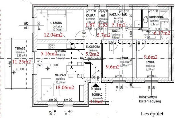 Eladó ikerház, Százhalombattán 109.9 M Ft, 4 szobás