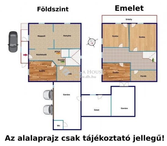 Eladó családi ház, Tóalmáson 85.9 M Ft, 5 szobás