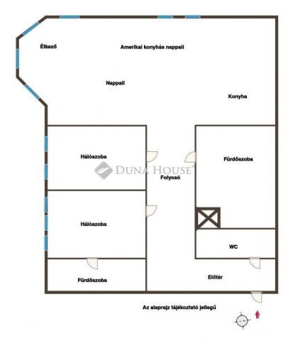 Eladó téglalakás, Budapesten, V. kerületben, Belgrád rakparton