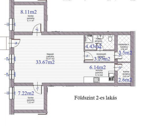 Eladó téglalakás, Tárnokon 89.7 M Ft, 3 szobás