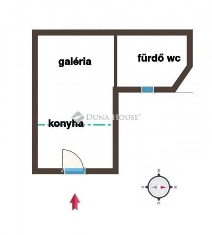 Eladó téglalakás, Budapesten, VI. kerületben 33 M Ft, 1 szobás