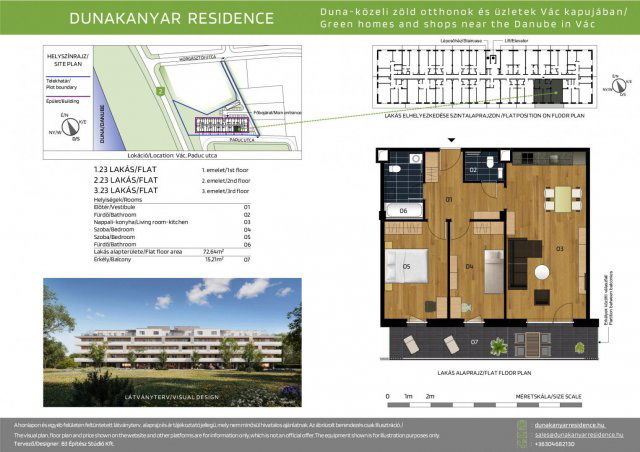 Eladó téglalakás, Vácon, Paduc utcában 95 M Ft, 3 szobás