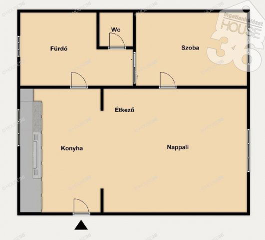 Eladó téglalakás, Kecskeméten 70.9 M Ft, 2 szobás