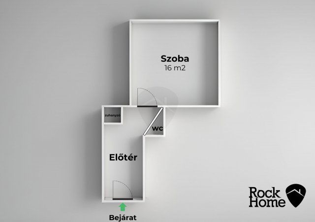 Eladó téglalakás, Budapesten, VIII. kerületben 33 M Ft, 1 szobás
