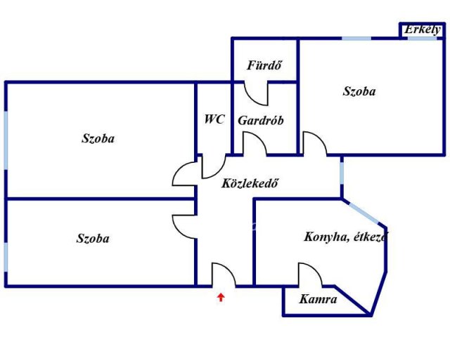 Kiadó téglalakás, albérlet, Szegeden 200 E Ft / hó, 3 szobás