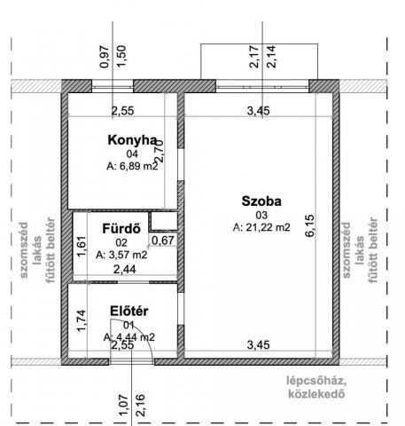 Eladó panellakás, Budapesten, III. kerületben 56.9 M Ft, 1 szobás
