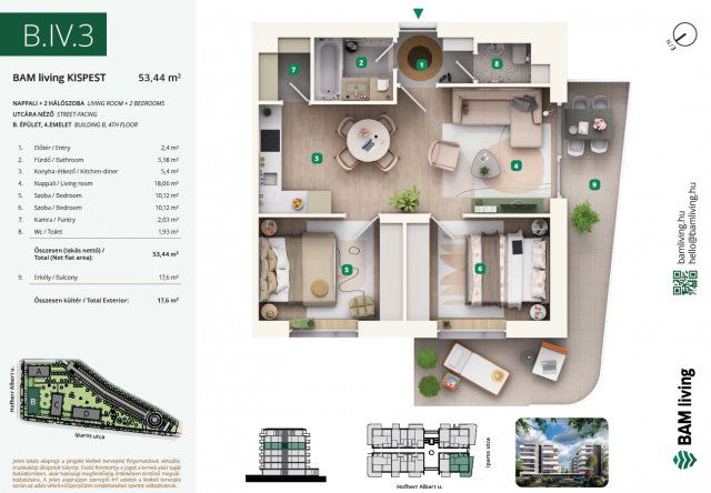 Eladó téglalakás, Budapesten, XIX. kerületben, Iparos utcában