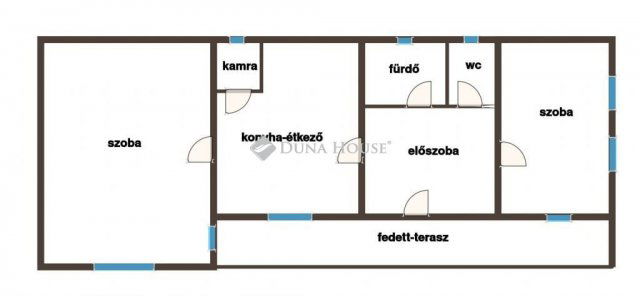 Eladó családi ház, Adácson 35 M Ft, 2 szobás