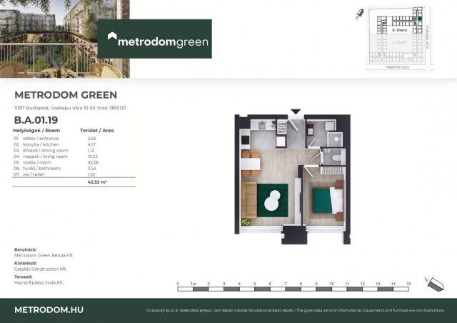 Eladó téglalakás, Budapesten, IX. kerületben, Vaskapu utcában